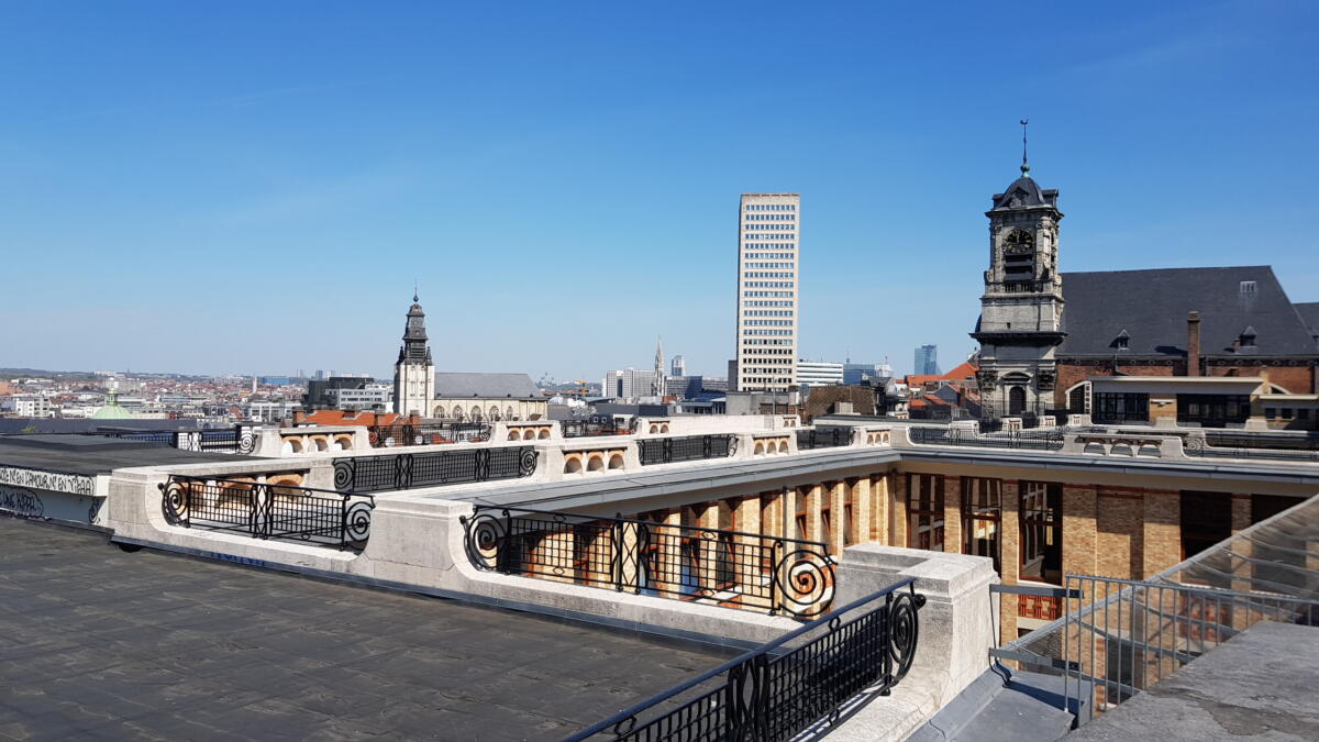 Uitzicht bij Justitiepaleis